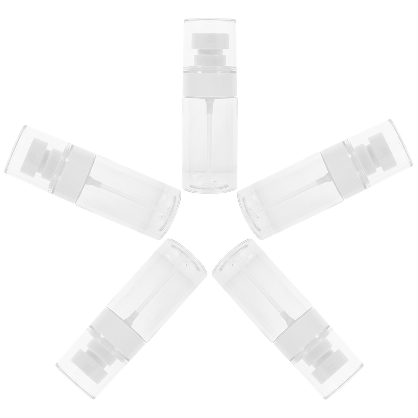 Misting Bottle Fine - Seyahat Boyu Sprey Şişeleri, 5'li Paket,