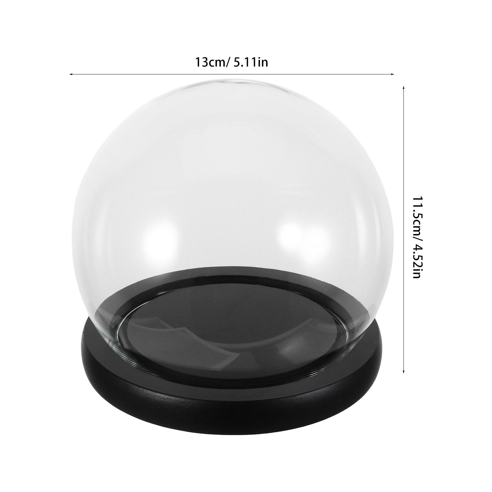 Masif Ahşap Tabanlı Cam Kubbel - Plastic Dome Clear incelemesi ve fiyatı