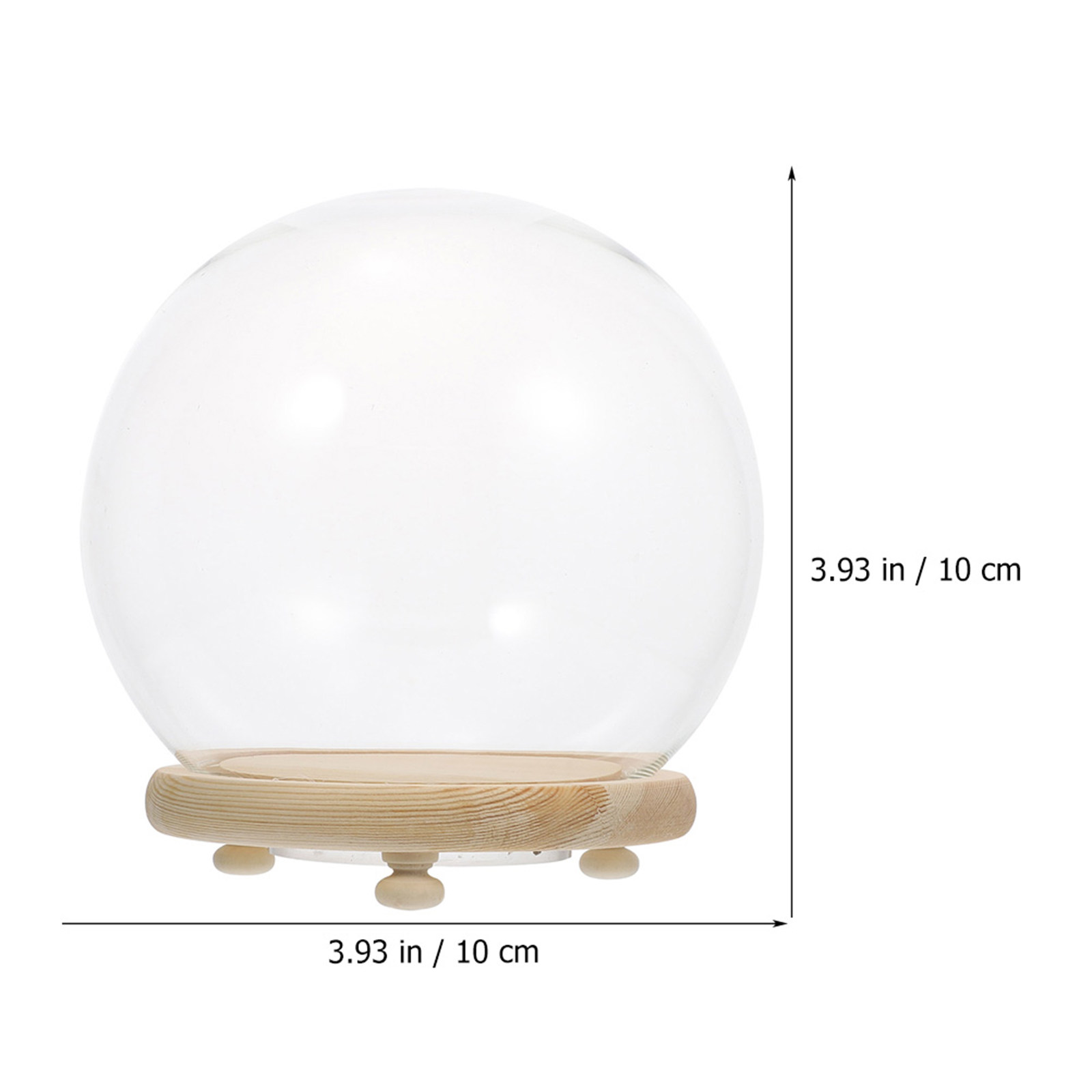 Korunmuş Çiçekler İçin Cam Kub - Plastic Dome Clear incelemesi ve fiyatı