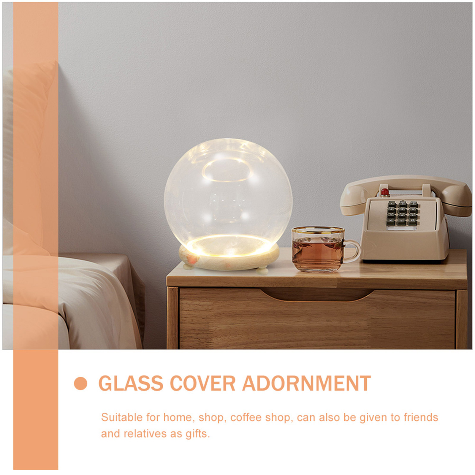 Korunmuş Çiçekler İçin Cam Kub - Plastic Dome Clear incelemesi ve fiyatı