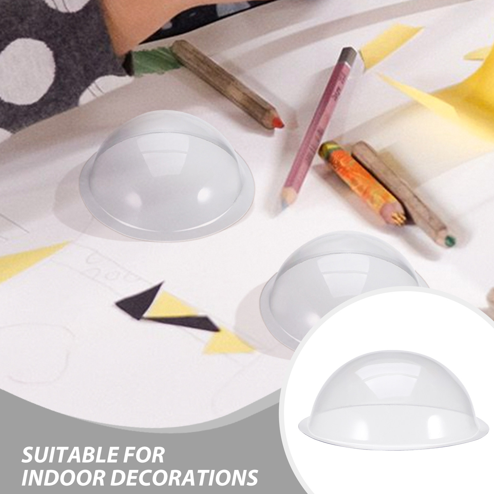 12 Adet Sağlam, Şeffaf Plastik - Plastic Dome Clear incelemesi ve fiyatı