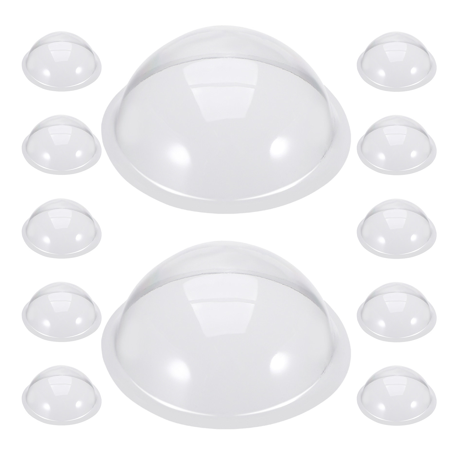 12 Adet Sağlam, Şeffaf Plastik - Plastic Dome Clear incelemesi ve fiyatı