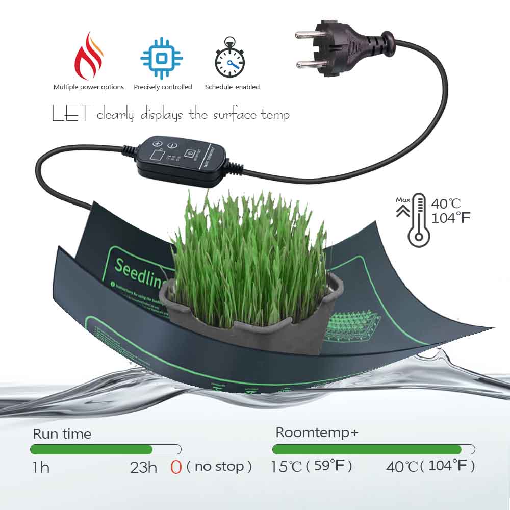9-100W PVC bitkiler isıtma ped - Heat Mat Seedling incelemesi ve fiyatı