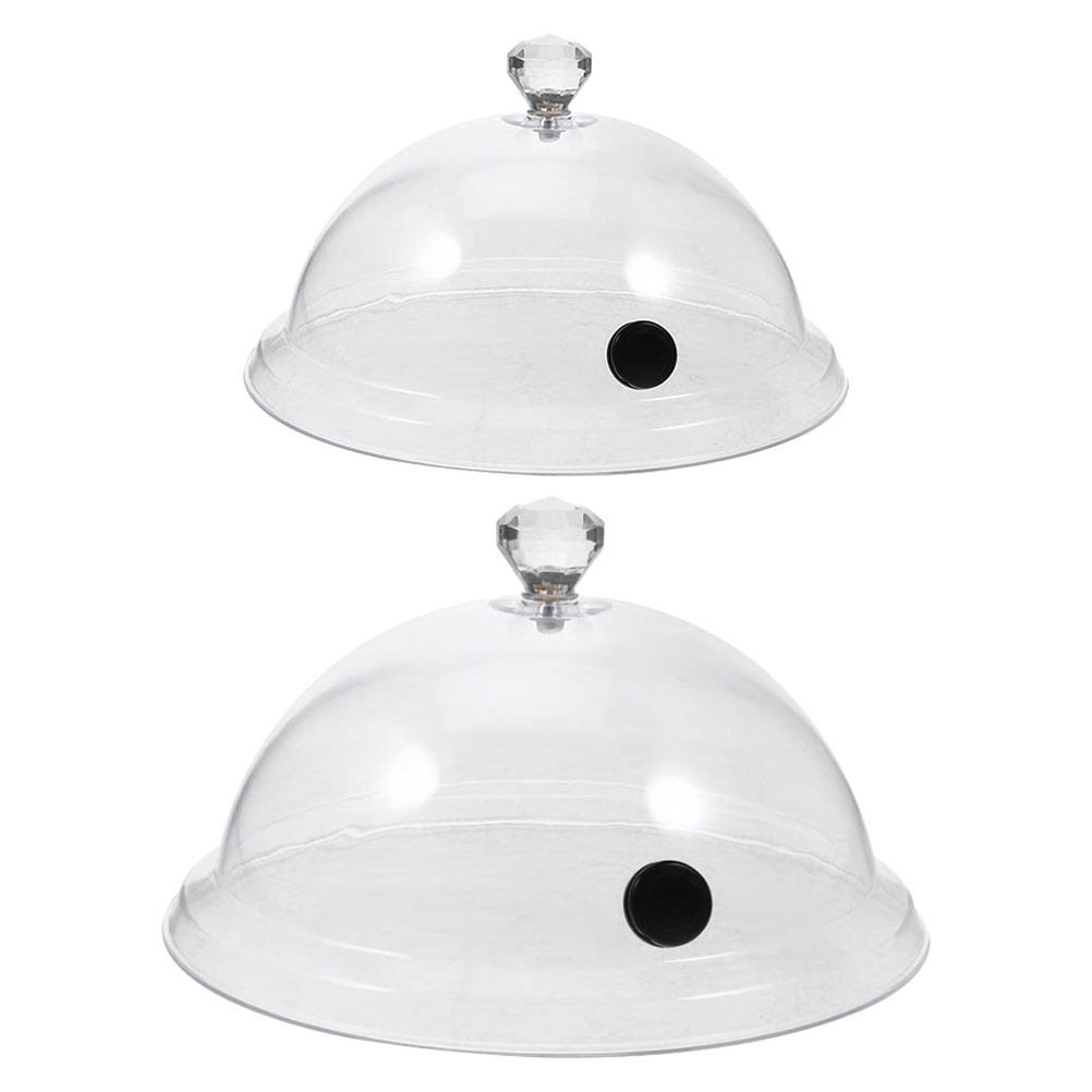 2 Adet Şeffaf Akrilik Yiyecek  - Plastic Dome Clear incelemesi ve fiyatı