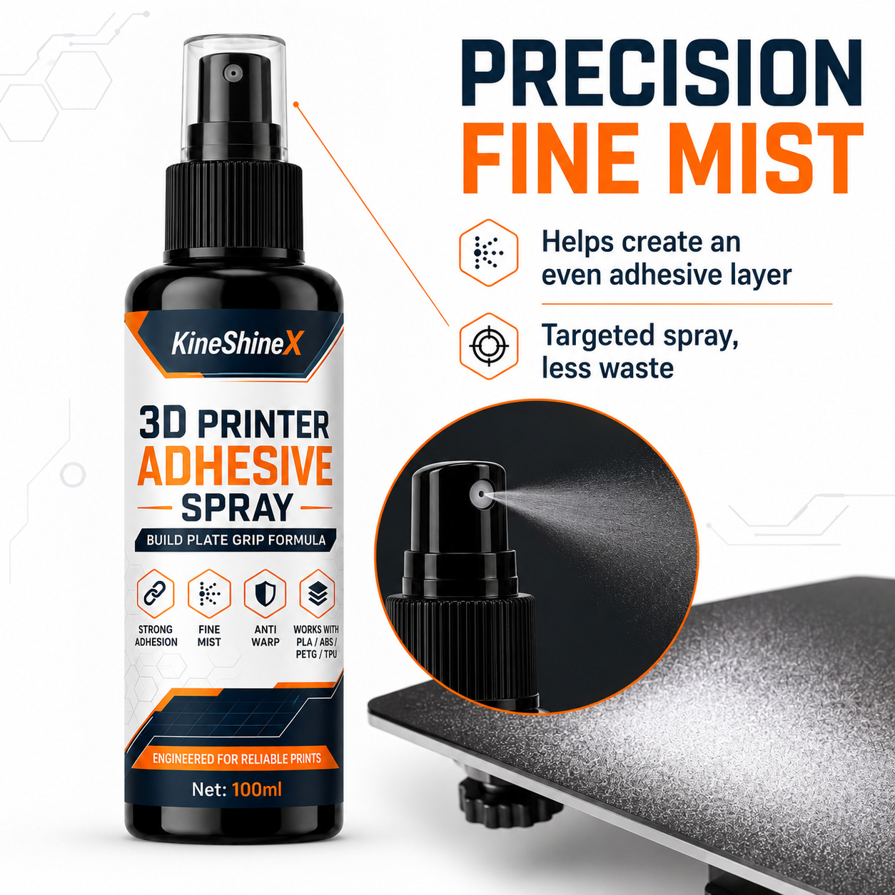3D Yazıcı Yapıştırıcı Spreyi 1 - Misting Bottle Fine incelemesi ve fiyatı